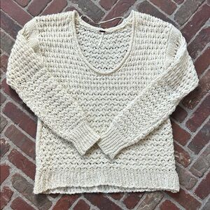 Free People Crashing Waves Wool Blend Sweater